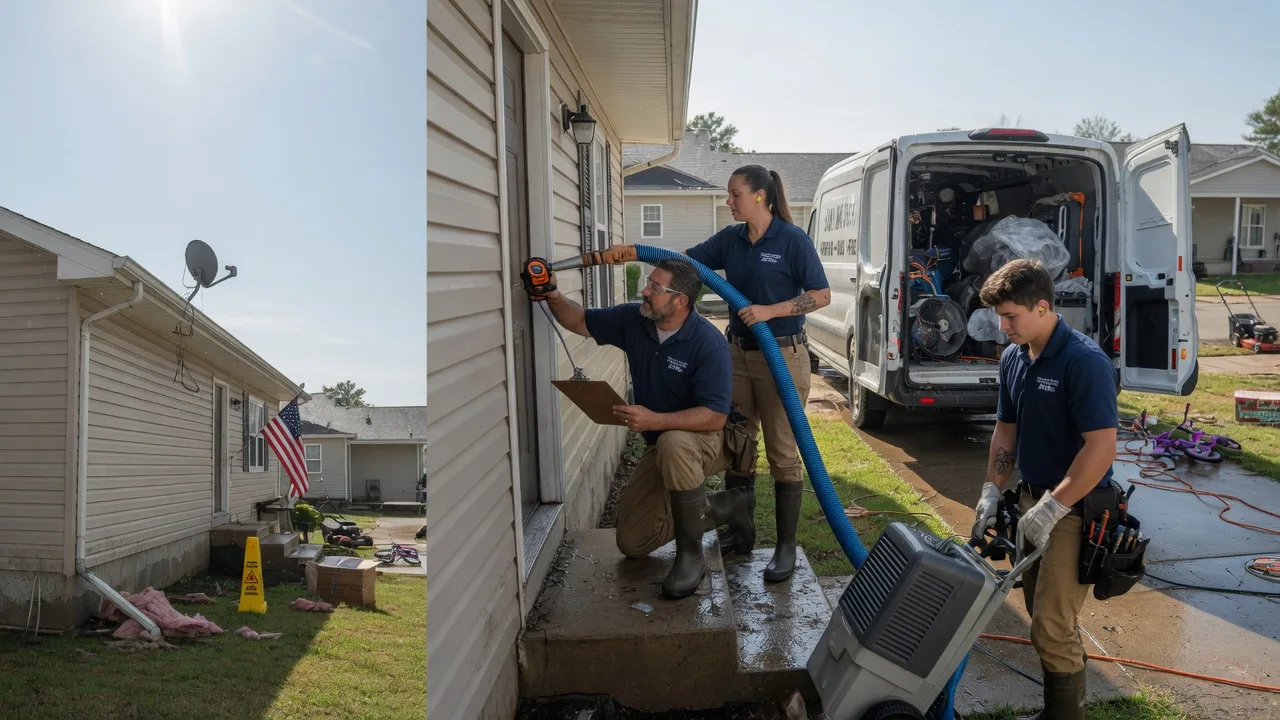 Ceiling Water Damage Restoration in Columbia, MS near me